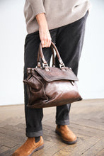 Cargar imagen en el visor de la galería, Bolso GLAMOUR FLAP marrón