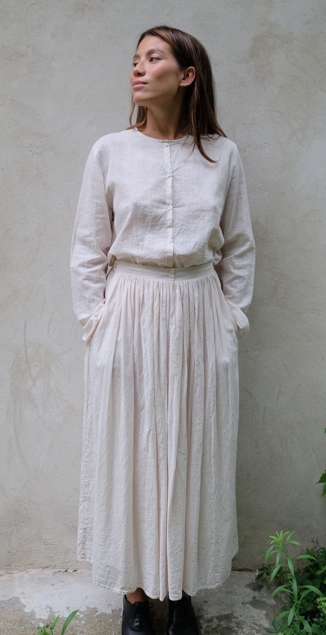 Falda NARCISSE rose