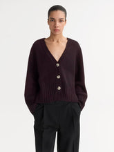 Cargar imagen en el visor de la galería, Chaqueta VNECK berenjena
