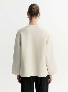Top WOVEN ivory