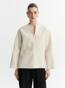 Top WOVEN ivory