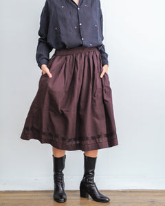 Falda GEMMA plum
