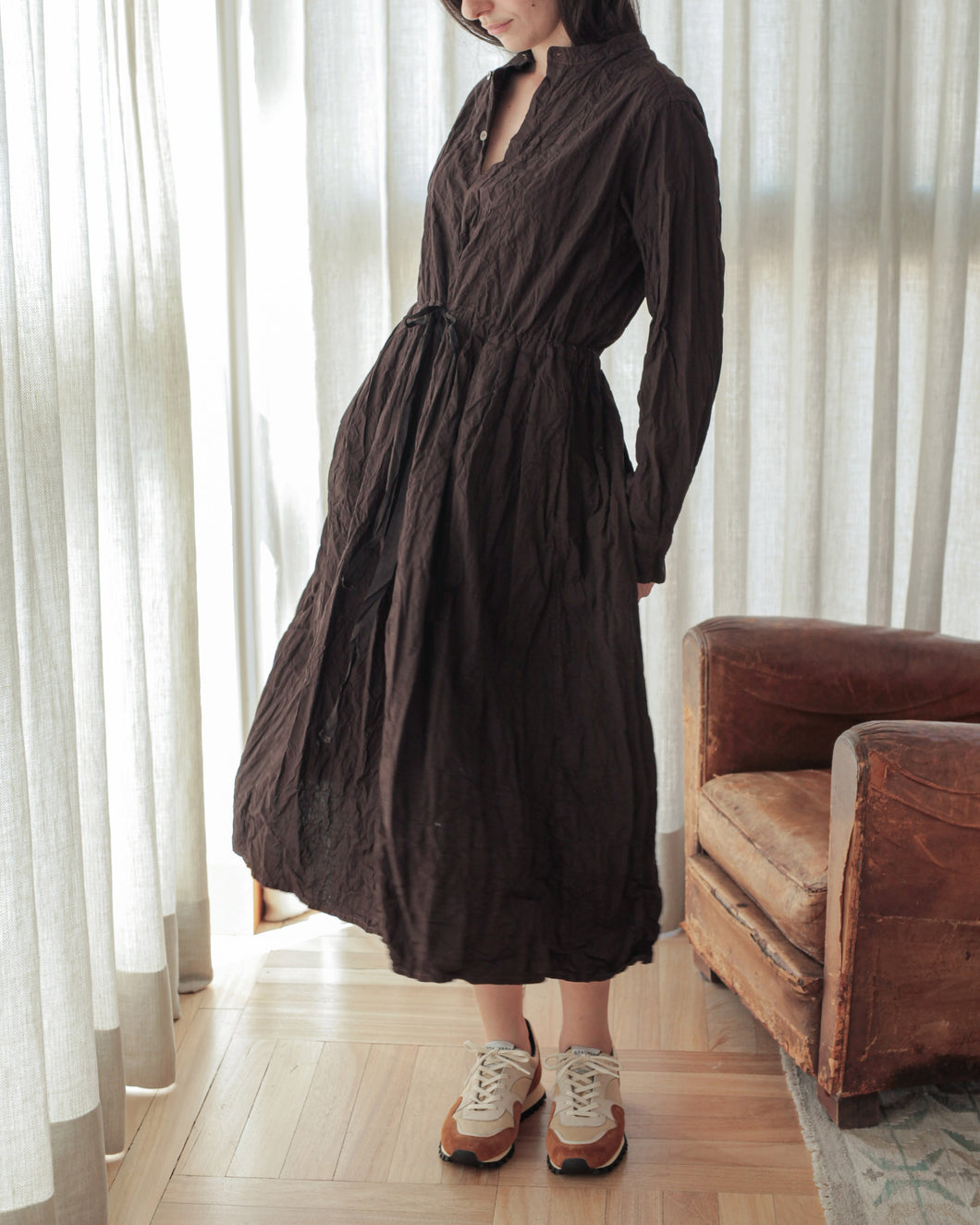 Vestido 4305 marrón