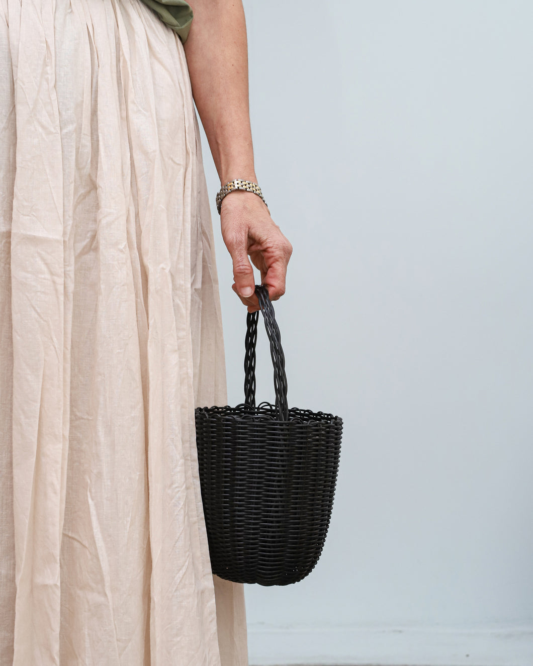 Mini cesto BUCKET negro