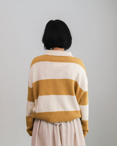 Jersey STRIPED white
