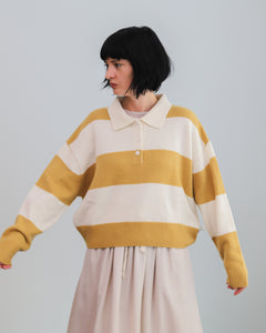 Jersey STRIPED white