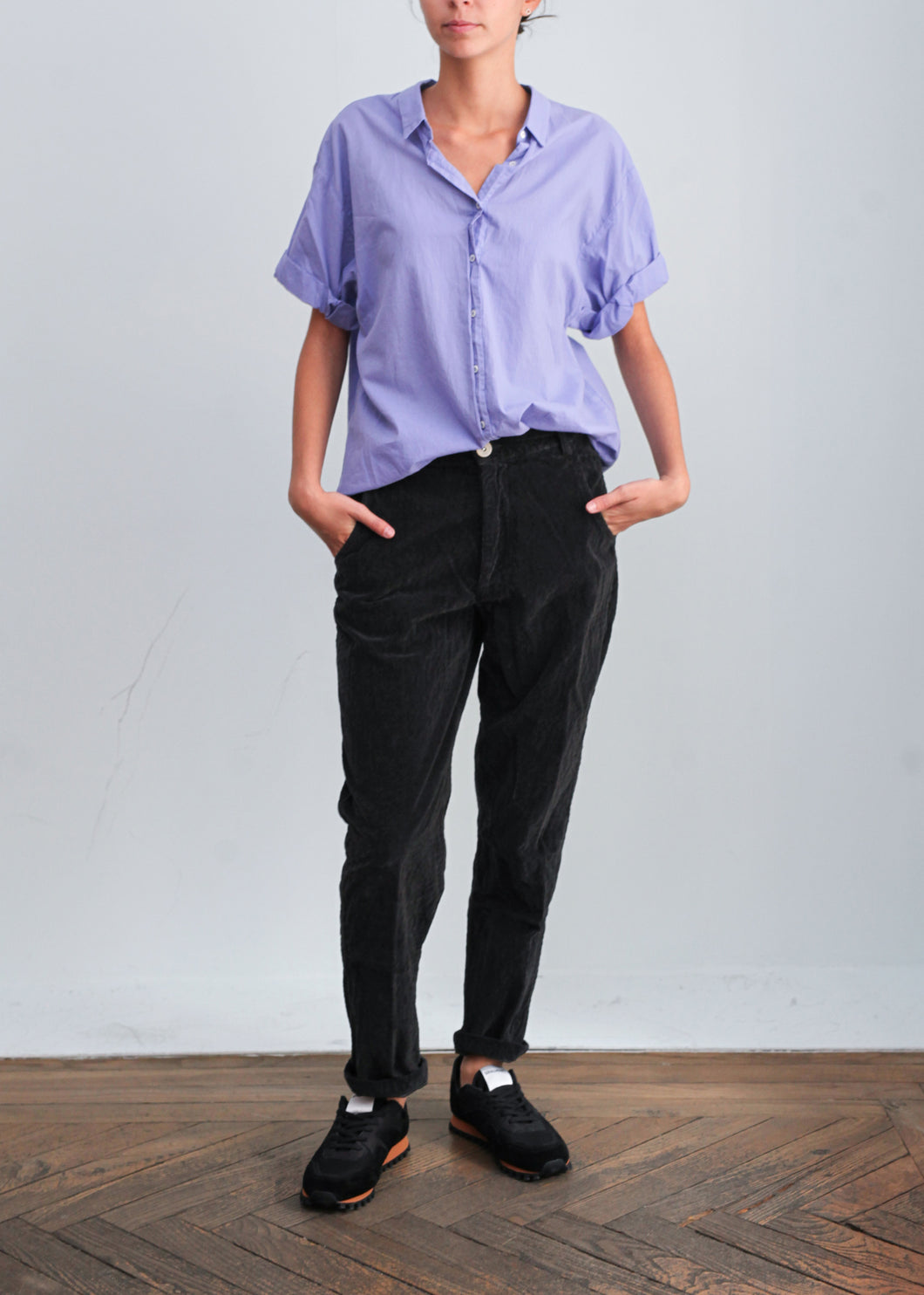 Pantalón SAN CARLOS textura negro