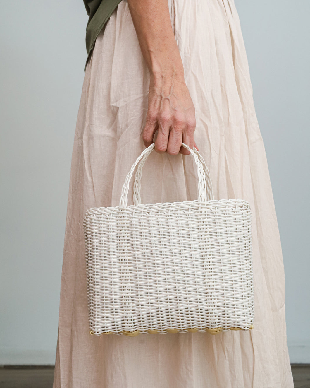 Tote BASKET blanco