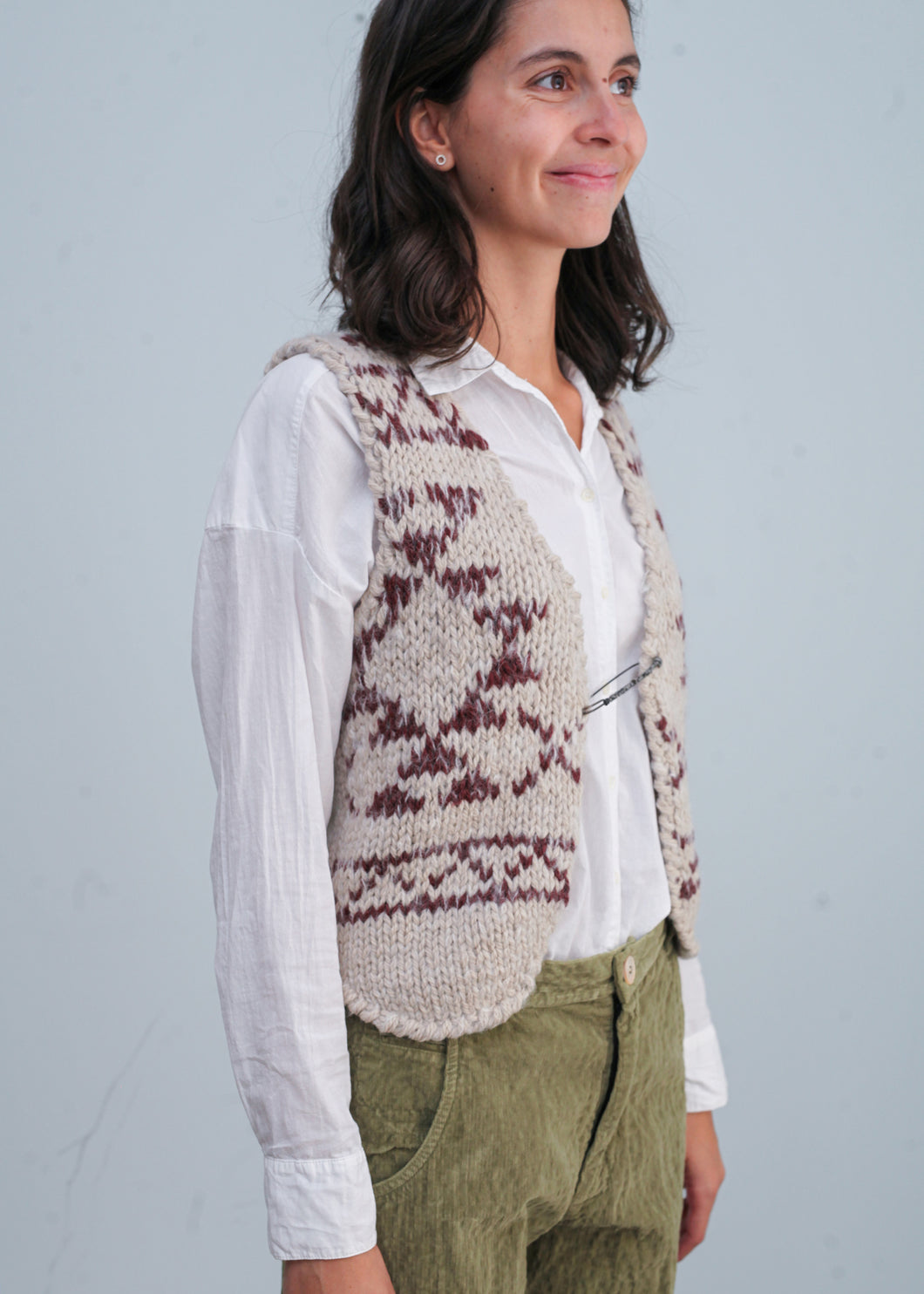 Chaleco SHERPA burdeos