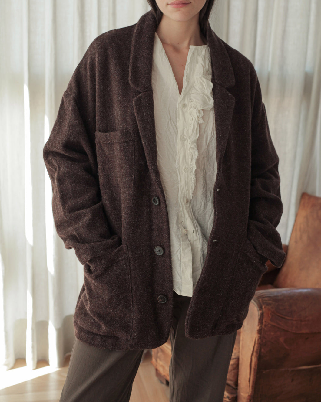 Chaqueta JUSTICE marrón
