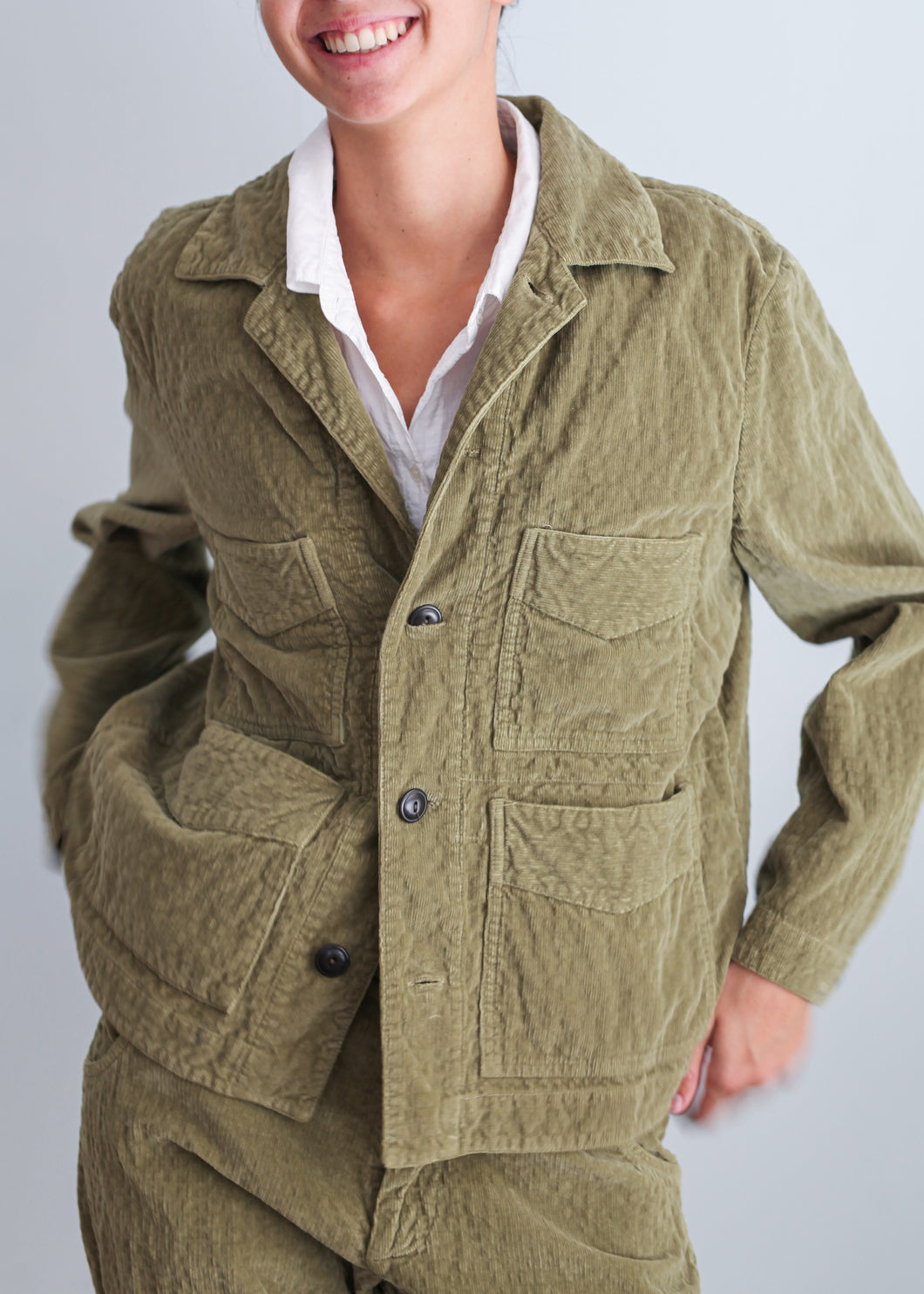 Chaqueta NEWTON textura militar