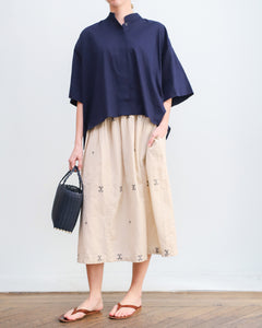 Falda MANTI sand