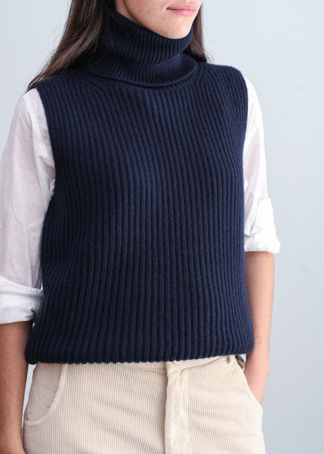 Chaleco  SLEEVELESS marino