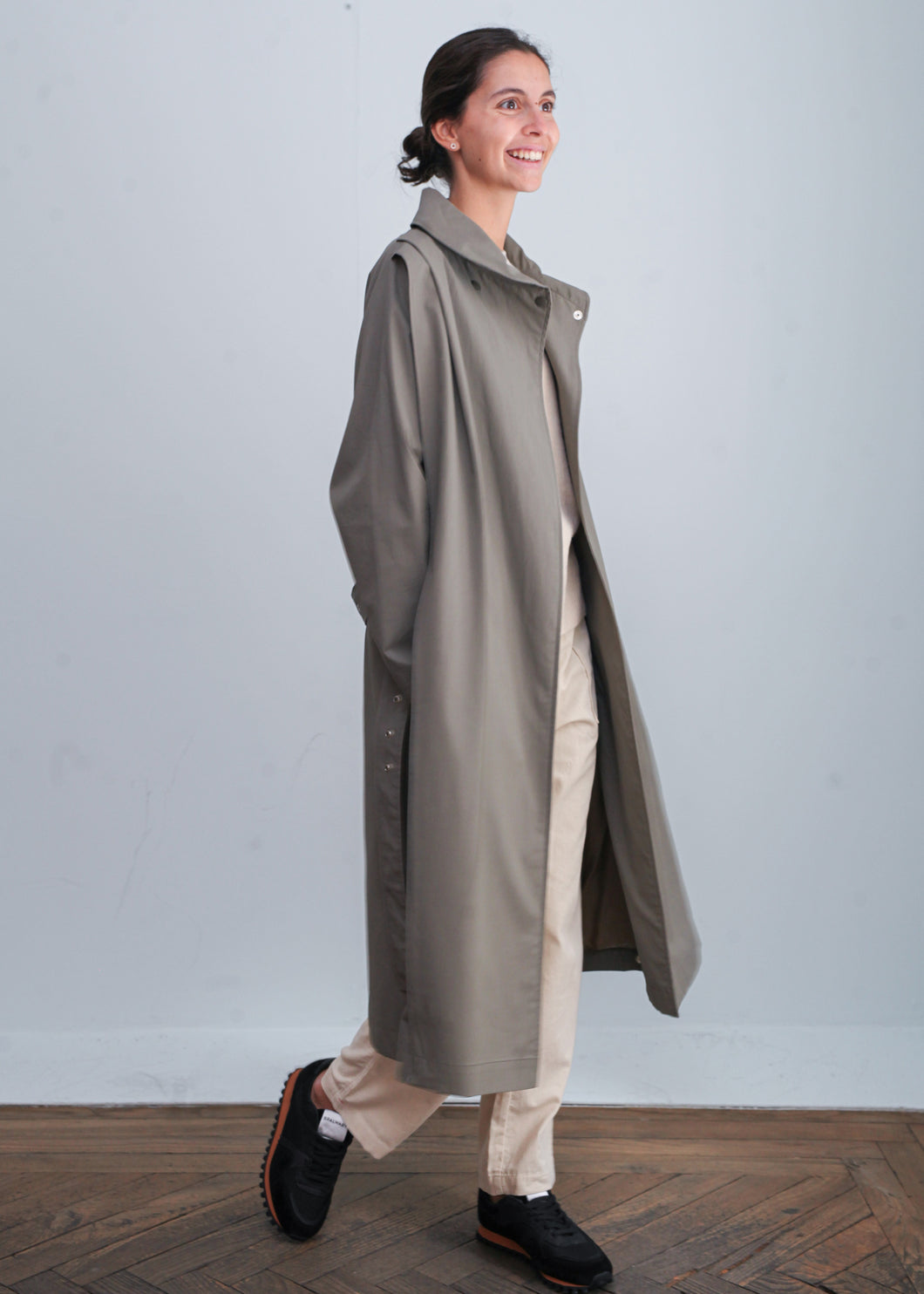 Gabardina PIOGGIA kaki