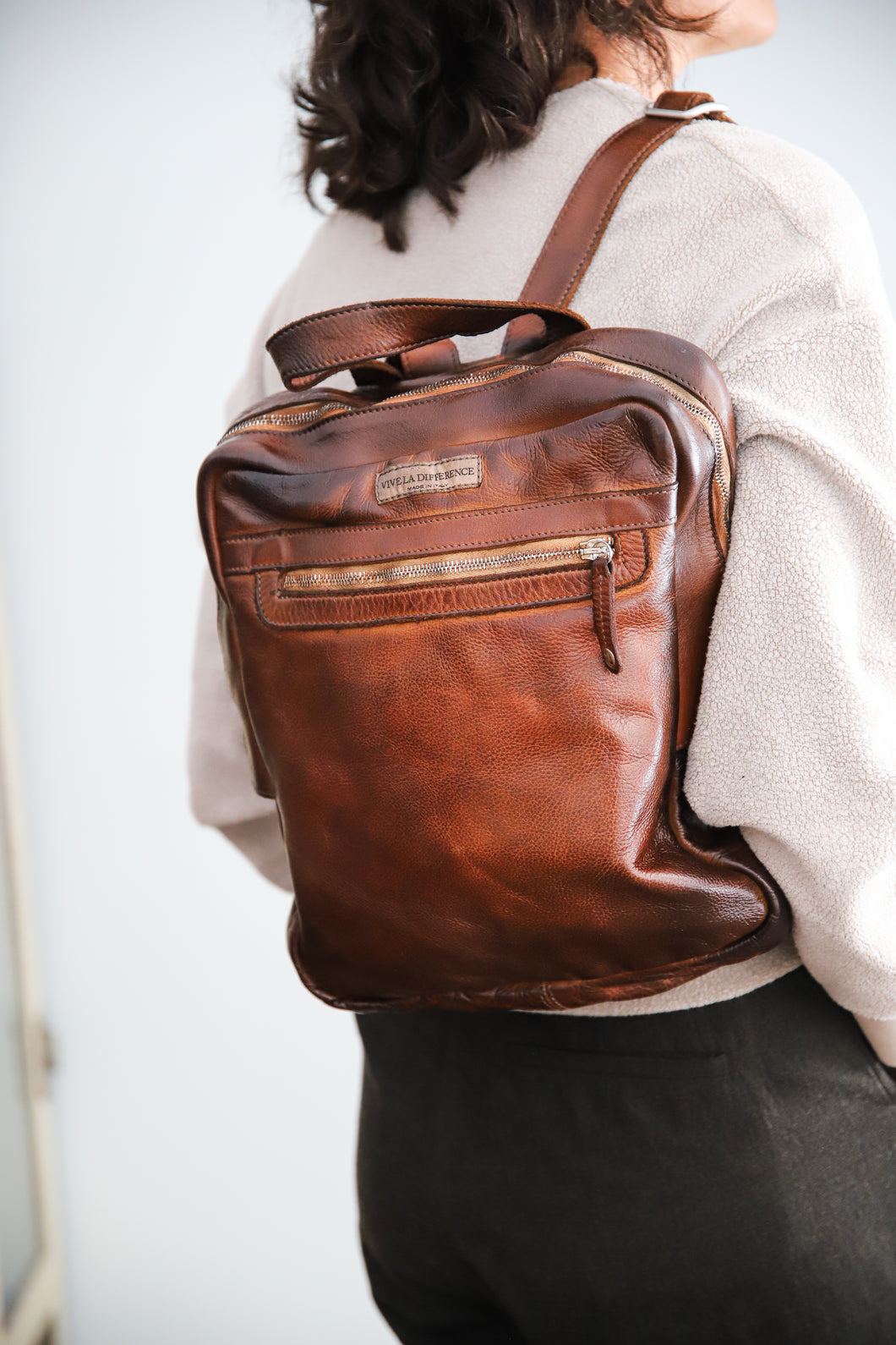 Mochila FREELANCE castaña