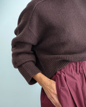 Cargar imagen en el visor de la galería, Jersey CASHMERE chocolate
