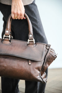 Bolso GLAMOUR FLAP marrón