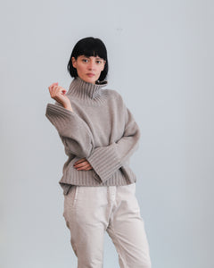 Jersey GIRLFRIEND gris topo