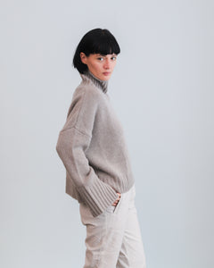 Jersey GIRLFRIEND gris topo