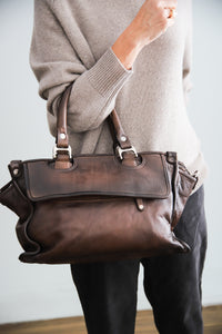 Bolso GLAMOUR FLAP marrón