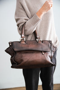 Bolso GLAMOUR FLAP marrón