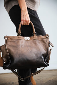 Bolso GLAMOUR beige degradé