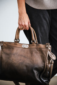 Bolso GLAMOUR beige degradé