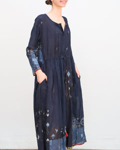Vestido 80 índigo