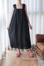 Cargar imagen en el visor de la galería, Vestido PALMA negro

