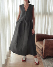 Cargar imagen en el visor de la galería, Vestido JUNGLE charcoal
