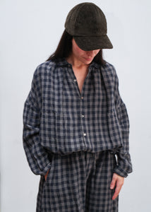Camisa cuadros 307 carbón
