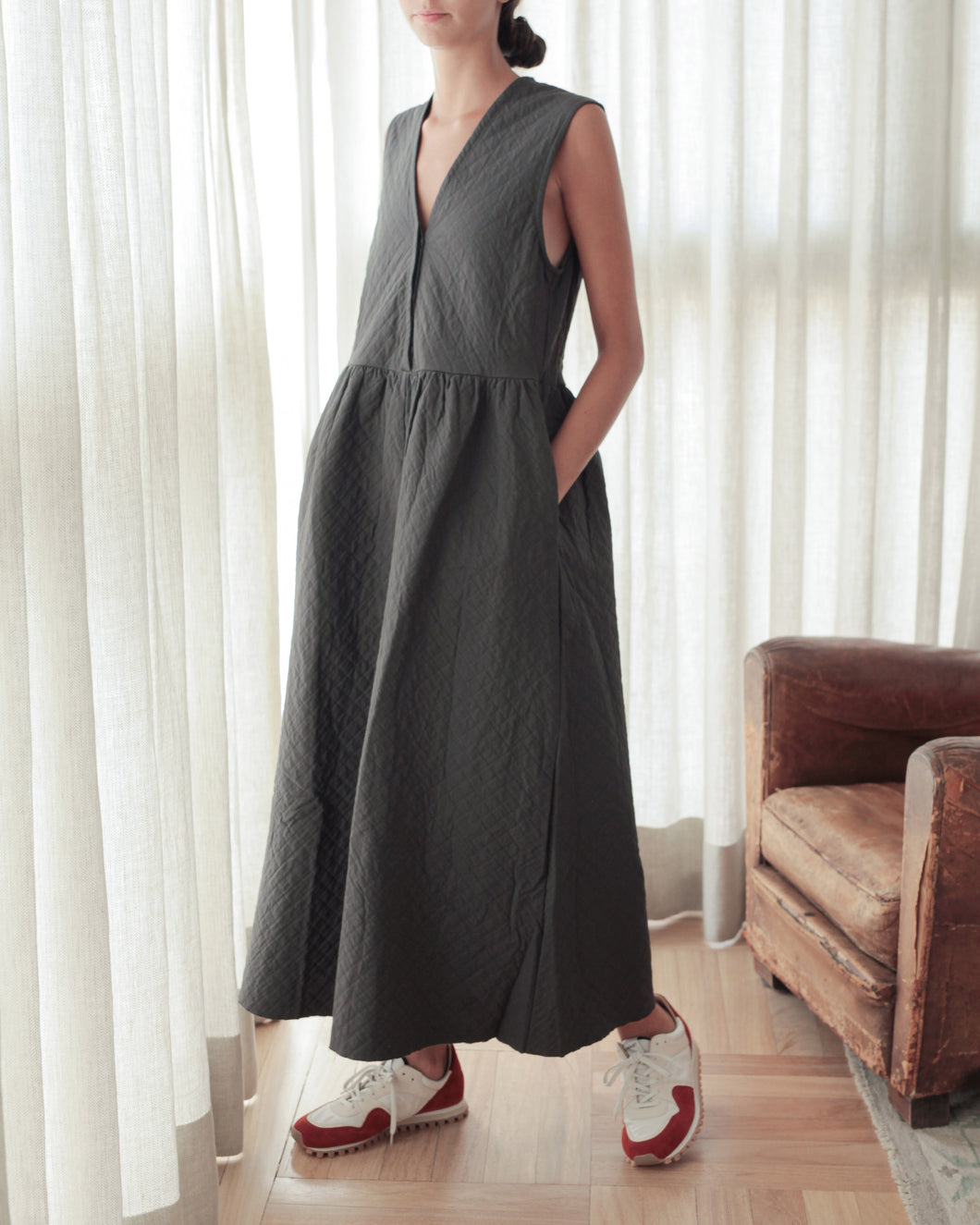 Vestido JUNGLE charcoal