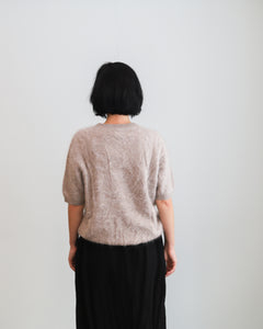 Jersey BRUSHED SHORT gris topo