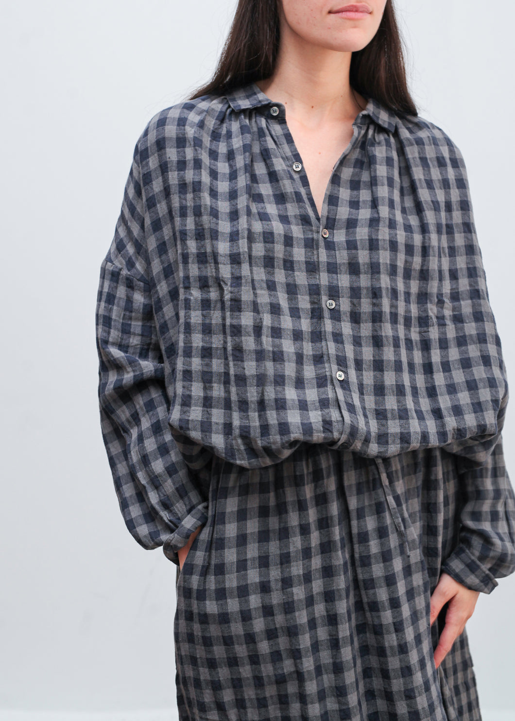 Camisa cuadros 307 carbón