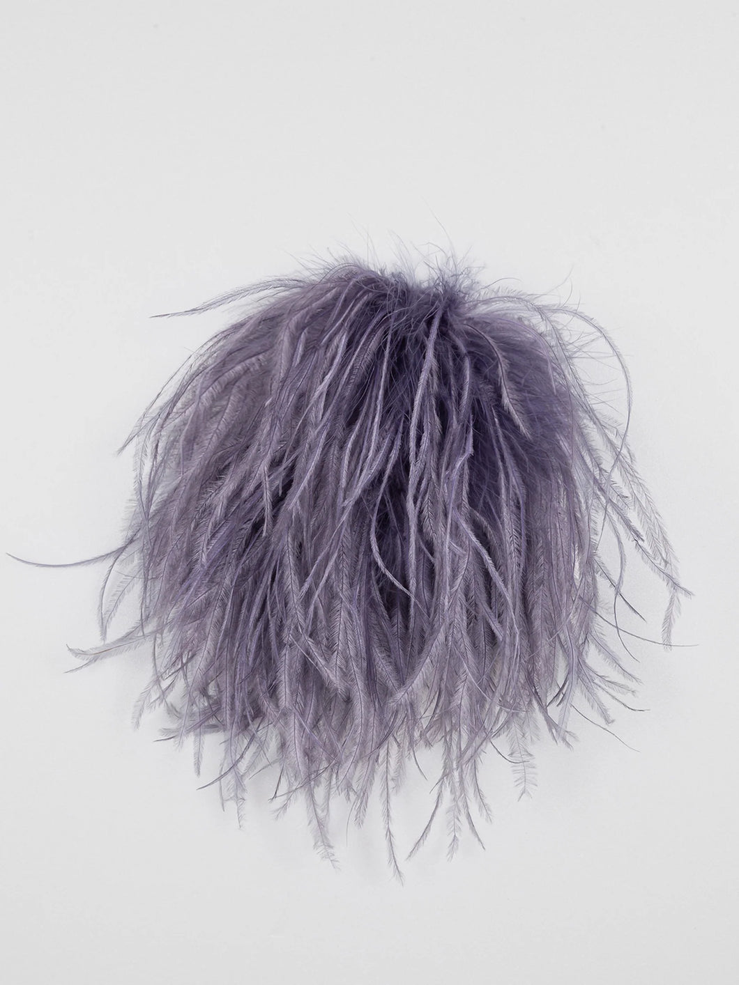 Broche PLUMA malva