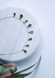 Collar turmalinas 129