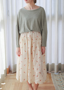 Falda MANTI feather